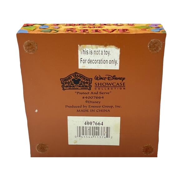 DISNEY Traditions Mickey Mouse Jim Shore Protect and Serve Police Figurine w/Box - Picture 10 of 15